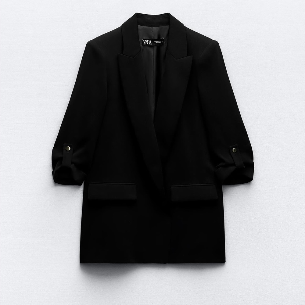 NWT Zara Blazer with rolled sleeves